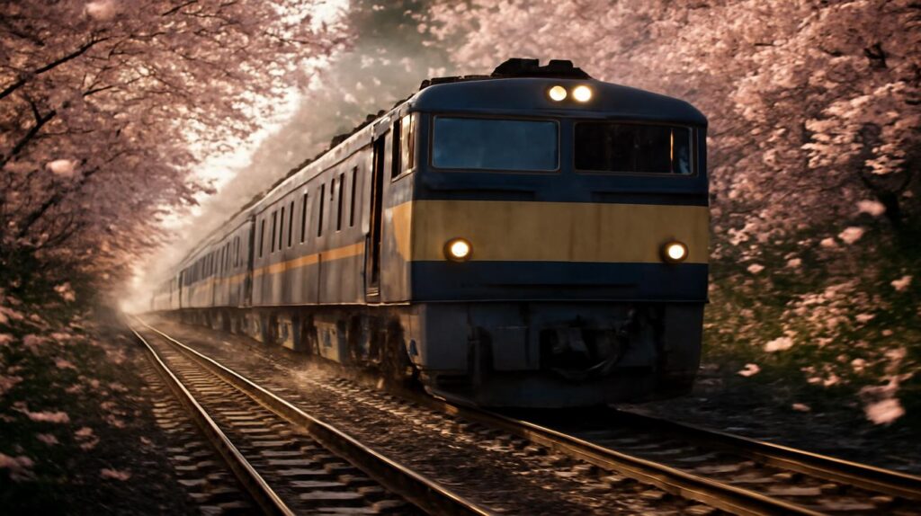 통제구역인데 딱 5일만 무료 개방이라니… 열차가 꽃길 뚫고 지나가는 1.3km 이팝나무 철길